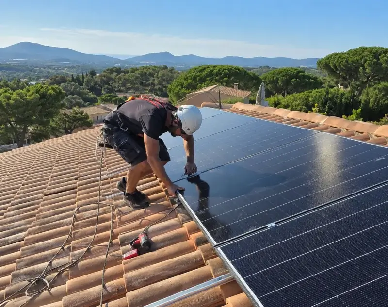 Installateur panneaux solaires Mionnay — pose photovoltaïque sur toiture