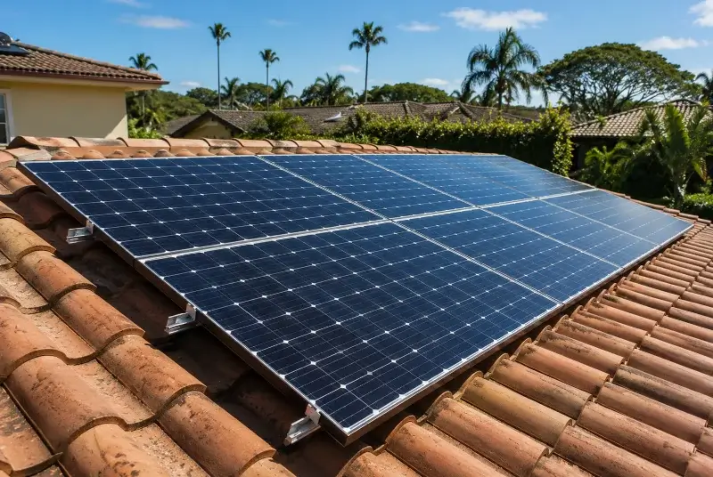 Installation de panneaux solaires à Mionnay